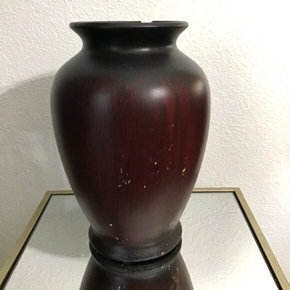CONTEMPORARY VINTAGE 1980S GLAZE CERAMIC VASE DIMENSIONS 6